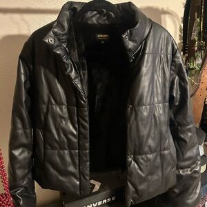 Ci Sono Black Quilted Jacket